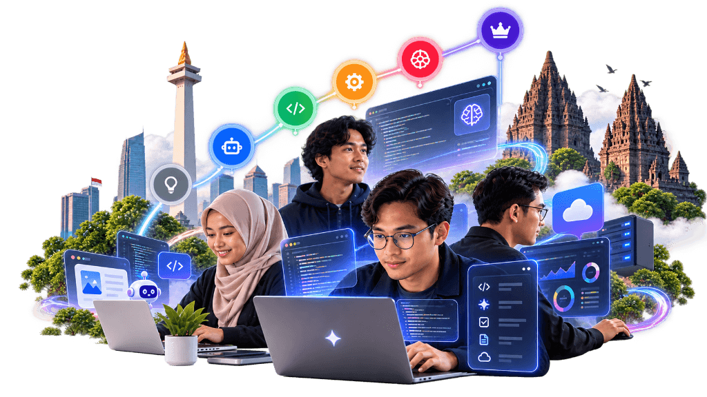 Indonesian engineers at work